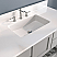 48" Gray Solid Wood and Basin Sink Vanity with Countertop Options