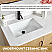 Issac Edwards 72" Free-standing Double Bath Vanity in Washed Ash Grey with White Grain Composite Stone Top and Mirror