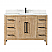 Issac Edwards 48" Single Bathroom Vanity in Weathered Fir with Calacatta White Quartz Stone Countertop