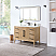 Issac Edwards 48" Single Bathroom Vanity in Weathered Fir with Calacatta White Quartz Stone Countertop