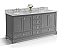 66 in. Bath Vanity Set in Sapphire Gray