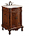 24 In. Adelina Single Bathroom Vanity Set In Brown