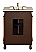 27 In. Adelina Single Bathroom Vanity Set In Brown