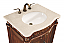 27 In. Adelina Single Bathroom Vanity Set In Brown