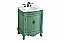 27 inch Adelina Single Bathroom Vanity in Vintage Mint with Ivory White Engineered Marble