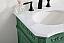 21 inch Adelina Single Bathroom Vanity in Vintage Mint with Ivory White Marble