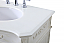 32 inch Adelina Single Bathroom Vanity in Antique White with Ivory White Marble