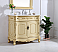 36 inch Adelina Single Bathroom Vanity in Light Antique Beige with Ivory White Marble