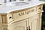 36 inch Adelina Single Bathroom Vanity in Light Antique Beige with Ivory White Marble