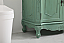 36 inch Adelina Single Bathroom Vanity in Vintage Mint with Ivory White Marble