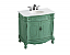 36 inch Adelina Single Bathroom Vanity in Vintage Mint with Ivory White Marble