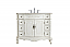 42 inch Adelina Single Bathroom Vanity in Antique White