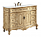  48 inch Adelina Single Bathroom Vanity in Antique Beige with Ivory White Marble