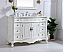 48 inch Adelina Single Bathroom Vanity in Antique White with Ivory White Marble