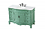 48 inch Adelina Single Bathroom Vanity in Vintage Mint with Ivory White Marble