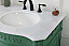 72 inch Adelina Double Bathroom Vanity in Vintage Mint with Ivory White Marble