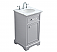 19 inch Modern Fitting Single Bathroom Vanity with Three Finishes Options