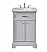 24 inch Modern Fitting Single Bathroom Vanity Set with Three Finishes Options