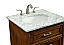 24 In. Modern Fitting Single Bathroom Vanity Set In Teak