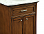 24 In. Modern Fitting Single Bathroom Vanity Set In Teak