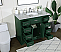  42 inch Modern Fitting Single Bathroom Vanity in Green