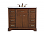 42 in. Modern Fitting Single Bathroom Vanity set in Teak