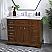 42 in. Modern Fitting Single Bathroom Vanity set in Teak