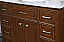 42 in. Modern Fitting Single Bathroom Vanity set in Teak