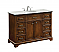 48 In. Modern Fitting Single Bathroom Vanity Set In Teak