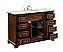 48 In. Modern Fitting Single Bathroom Vanity Set In Teak