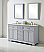 60 In. Modern Fitting Double Bathroom Vanity Set with Three Finishes Options