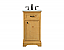 19 inch Modern Fitting Single Bathroom Vanity in Natural Wood