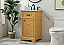 19 inch Modern Fitting Single Bathroom Vanity in Natural Wood