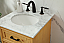 19 inch Modern Fitting Single Bathroom Vanity in Natural Wood