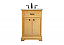  24 inch Modern Fitting Single Bathroom Vanity in Natural Wood