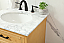  24 inch Modern Fitting Single Bathroom Vanity in Natural Wood