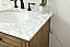 30 inch Modern Fitting Single Bathroom Vanity in Driftwood