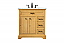 32 inch Modern Fitting Single Bathroom Vanity in Natural Wood