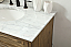 36 inch Modern Fitting Single Bathroom Vanity in Driftwood