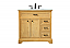 36 inch Modern Fitting Single Bathroom Vanity in Natural Wood