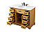 42 inch Modern Fitting Single Bathroom Vanity in Natural Wood