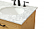 60 inch Modern Fitting Double Bathroom Vanity in Natural Wood