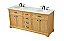 72 inch Modern Fitting Double Bathroom Vanity in Natural Wood