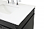  32 inch Modern Fitting Single Bathroom Vanity in Black