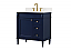 32 inch Modern Fitting Single Bathroom Vanity with Three Finishes Options and Backsplash Option