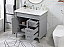 36 inch Modern Fitting Single Bathroom Vanity with Three Finishes Options and Backsplash Option