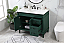  42 inch Modern Fitting Single Bathroom Vanity in Green with Backsplash Option