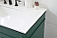  42 inch Modern Fitting Single Bathroom Vanity in Green with Backsplash Option