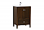 24 In. Modern Fitting Single Bathroom Vanity Set in Antique Coffee