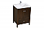 24 In. Modern Fitting Single Bathroom Vanity Set in Antique Coffee